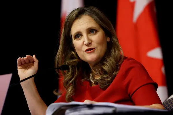 Chrystia Freeland, former Canadian Deputy Prime Minister